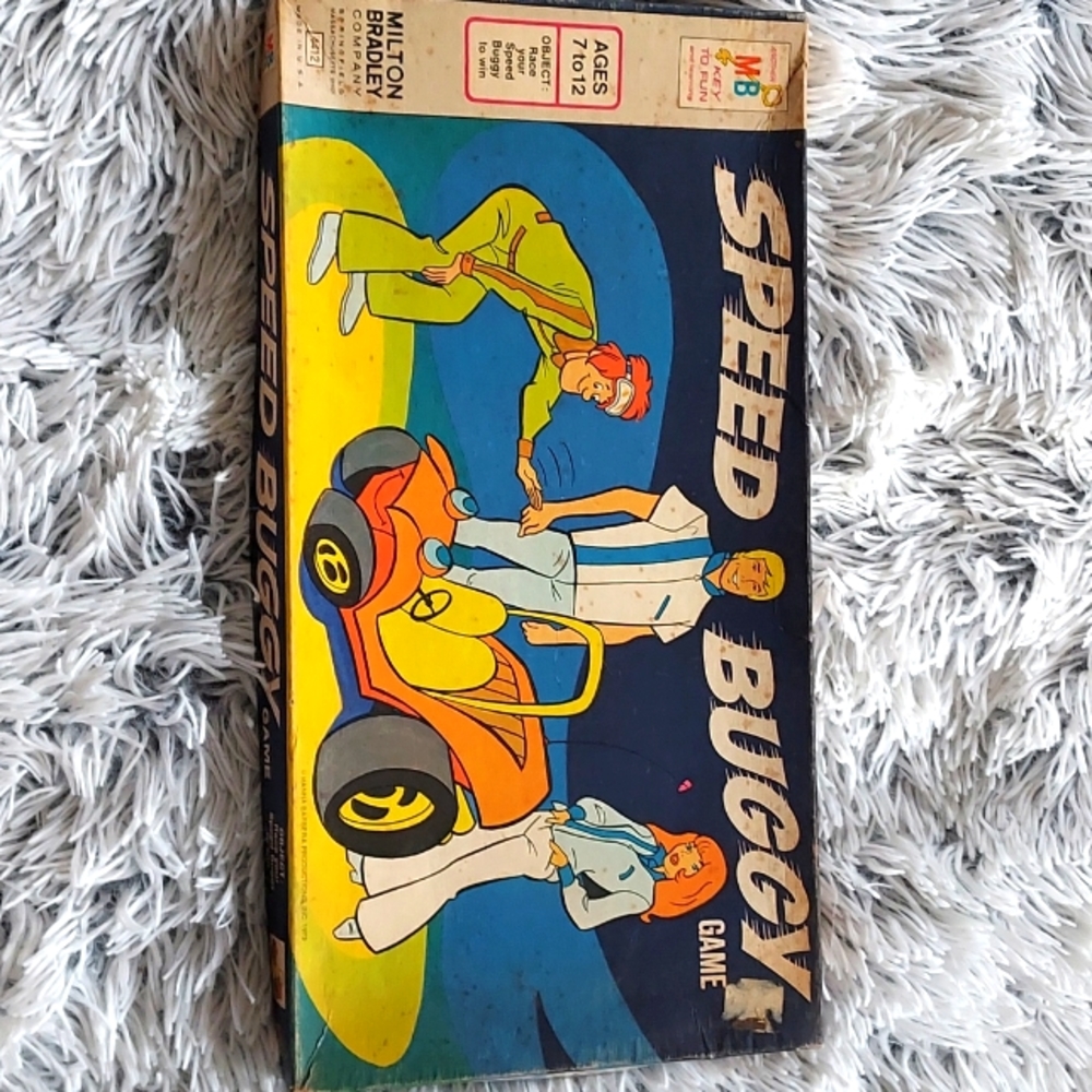 Vintage speed buggy board game